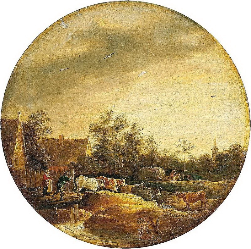 Paesaggio con mucche - Hermitage Museum